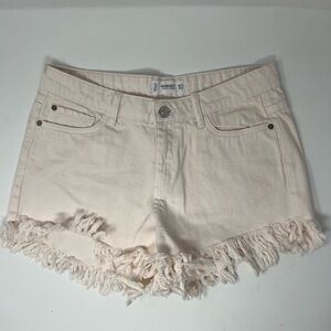 Mango Peach Colored Denim Jean Shorts | size 4